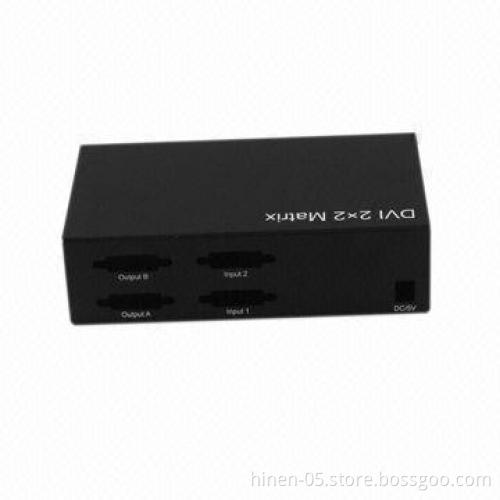 DVI 2*2 Matrix, Supports Highest Video Resolution 1,080P